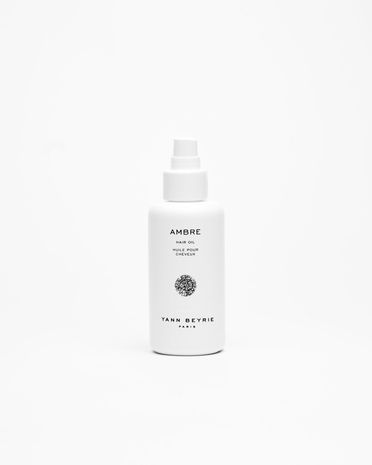 Yann Beyrie Ambre lightweight hair oil bottle with 70% natural origin ingredients
